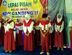 SDN Ganding II Gelar Lepas Pisah Siswa Kelas VI
