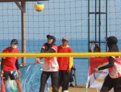 Cetak Sejarah Baru Porprov Jatim, Empat Tim Voli Pasir Sumenep Lolos Semi Final