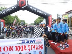 Ikuti Gowes Peringatan HANI 2022, Mas Bupati Ajak Masyarakat Tolak Narkoba