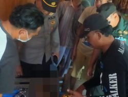 Kapolsek Tambakrejo Datangi TKP Warga Tersengat Aliran Listrik