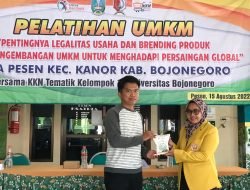 KKN-T 19 UNIGORO Berikan Pelatihan Legalitas Usaha dan Branding Produk Bagi Pelaku Usaha Mikro