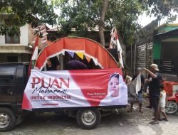 Relawan Puan Maharani Jatim Ramaikan HUT RI KE-77 Dengan Pawai Budaya