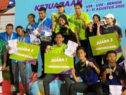 Atlet Asal Sumenep Sumbang Emas Lari Estafet Mix Senior di Kejurnas Atletik 2022