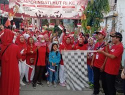 Meriahnya Jalan Sehat warga sekitaran makam zhedeng Kepatihan