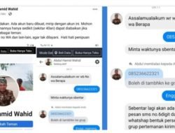 Akun FB Kiai Hamid Kepala Pesantren Nurul Jadid Dibajak