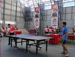 Resmi Dibuka, Kejuaraan Tenis Meja Kapolres Bojonegoro Cup 2022 Tingkat Pelajar