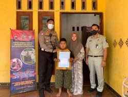 Satlantas Polres Bojonegoro Gelar Anjangsana Korban Laka Lantas