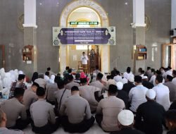 Polres Bojonegoro Peringati Maulid Nabi dan Doa Bersama Dalam Rangka Pam Pilkades Serentak Tahun 2022