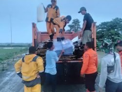 BPBD dan Tim Gabungan Gerak Cepat Tangani Tanggul Jebol di Kedungprimpen Kanor