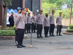 Resmi Menjabat, Wakapolres Kompol David Manurung Pimpin Apel Perdana