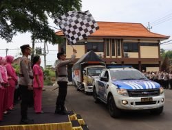 Polres Bojonegoro Salurkan Bantuan Kemanusiaan Kepada Masyarakat Terdampak Gempa di Cianjur