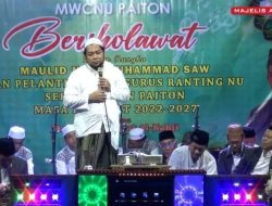 Di Pelantikan Pengurus Ranting MWCNU Paiton, Kiai Zaim; Beruntunglah orang Berjuang di NU