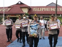 Polres Sumenep Salurkan Bantuan untuk Korban Gempa Cianjur