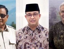 Survei SMRC: Ganjar Teratas, Prabowo dan Anies Bersaing Ketat di Posisi Kedua