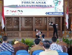 Inilah Pesan Khusus Staf Ahli Bupati Tuban dalam Acara Pengukuhan Forum Anak Kabupaten Tuban