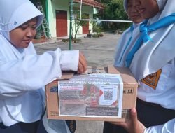 Peduli Gempa Cianjur, Siswa SMPN 1 KAPAS Salurkan Bantuan