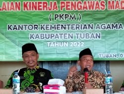 Kakankemenag Tuban Berikan Arahan Pengawas Madrasah