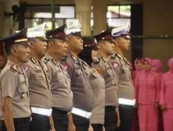 Jelang Malam Tahun Baru, 55 Anggota Polres Sumenep Naik Pangkat