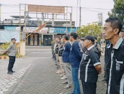 Kapolsek Tambakrejo Pimpin Apel Gabungan Pengamanan Malam Tahun Baru 2023