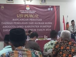 KPU Sumenep Gelar Uji Publik Penataan Dapil