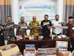 Tim Gabungan Sita 1.214 Bungkus Rokok Bodong, Paling Banyak Merk Seven Biru dan Azza