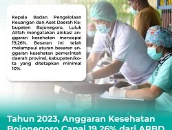 Tahun 2023, Anggaran Kesehatan Bojonegoro Capai 19,26% dari APBD