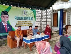 Mukaffi Makki Gelar Publik Hearing di Desa Karangasem Jenu