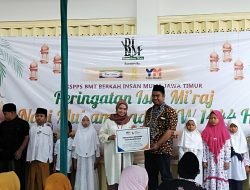 Momentum Isra’dan mi’raj , Yatim mandiri dan BMT Bim Sinergi Salurkan Beasiswa