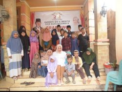 Tri Astuti bersama puluhan anak yatim Do’akan Prabowo Presiden 2024