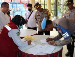 Cegah Penyalahgunaan Narkoba Selama Ramadhan, Polres Sumenep Lakukan Tes Urine Mendadak