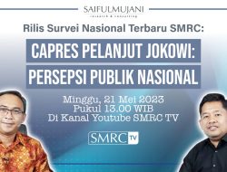 Hasil Survei SMRC: Ganjar Paling Dipercaya Akan Melanjutkan Program Jokowi