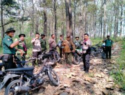 Cegah Gangguan Di kawasan Hutan, Kapolsek Tambakrejo Bersama Perhutani Wilayah KBKPH kaliaren Barat laksanakan patroli Bersama