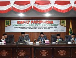 Hadiri Pelantikan PAW Anggota DPRD Sumenep, Bupati Fauzi Titip Pesan Ini