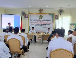 Kabid Urais Binsyar Berikan Penataan Organisasi dan Tata Kerja KUA di Kabupaten Tuban