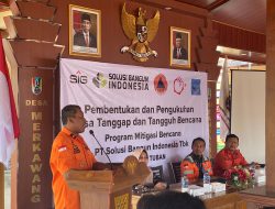 Sinergi Mengelola Kebencanaan SBI Bentuk Desa Tangguh Bencana Tuban