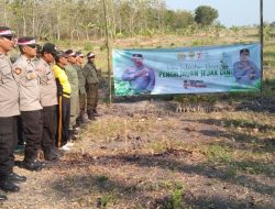 Meriahkan Momentum HUT Ke 78 RI , Polsek Tambakrejo laksanakan Giat Penghijauan