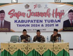 Sapa Jemaah Haji Kabupaten Tuban oleh Kabid PHU Kanwil Kemenag Jatim