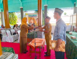 Kades Bader Lantik Eva sulistiyana S.Pd Sebagai Kasi Kesra