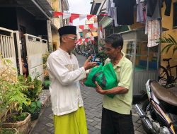 Filantropi NBI Awali Bulan September dengan Berbagi Ratusan Sembako Kepada Warga Sekitar Ponpes Miftachus Sunnah Surabaya