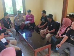 Dukung Pelaksanaan Pemilu 2024, Kapolsek Ngambon Silaturahmi Kamtibmas Dengan PPK dan Panwascam Ngambon