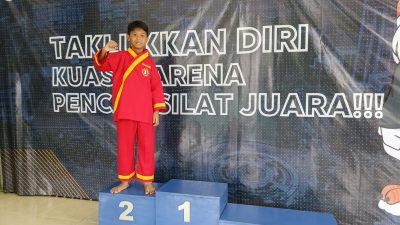 Naufal Ramadhan Prasetya Atlet Pencak silat Andalan SD Muhammadiyah 2 Bojonegoro