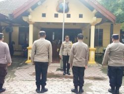 Kapolsek Ngambon Pimpin Apel Siaga Jelang Masa Tenang