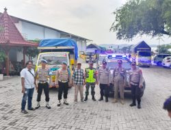 Polsek Ngambon Kawal Ketat Pendistribusian Logistik