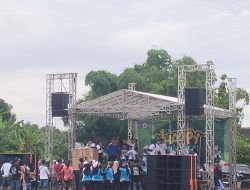 Ratusan Hadiah Hiasi Anniversary Ke 1 Menajemen Teras Kota di Lapangan Sokosari