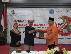 BNNK Tuban Adakan Sosialisasi P4GN dan Tes Urine di Kantor KPPN Bojonegoro