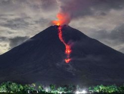 Getaran Lahar Dingin Gunung Semeru Terasa Hampir 5 Jam