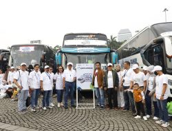 Dukung Penyelenggaraan Mudik Lancar, Perumnas Berangkatkan 5 Armada Bus di Tahun ini
