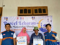 Pembagian paket lebaran Untuk masyarakat dhuafa di wilayah pasuruan raya