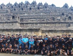 Ratusan Siswa SMP Negeri 1 Kapas kunjungi cagar Budaya Indonesia Candi Borobudur