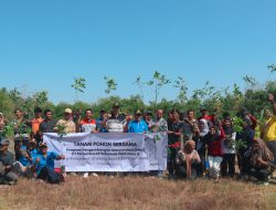 Hijaukan Embung, Pertamina EP Sukowati Lakukan Penanaman Ratusan Pohon